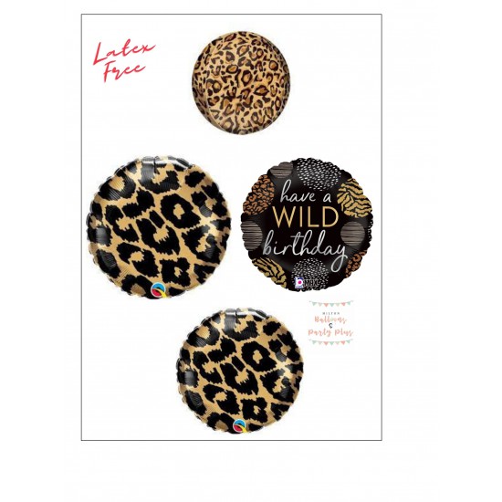 Classy Leopard - Wild Birthday Latex Free Package Classy Leopard - Wild Birthday Latex Free Package