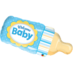 Welcome Baby Boy -Bottle Balloon